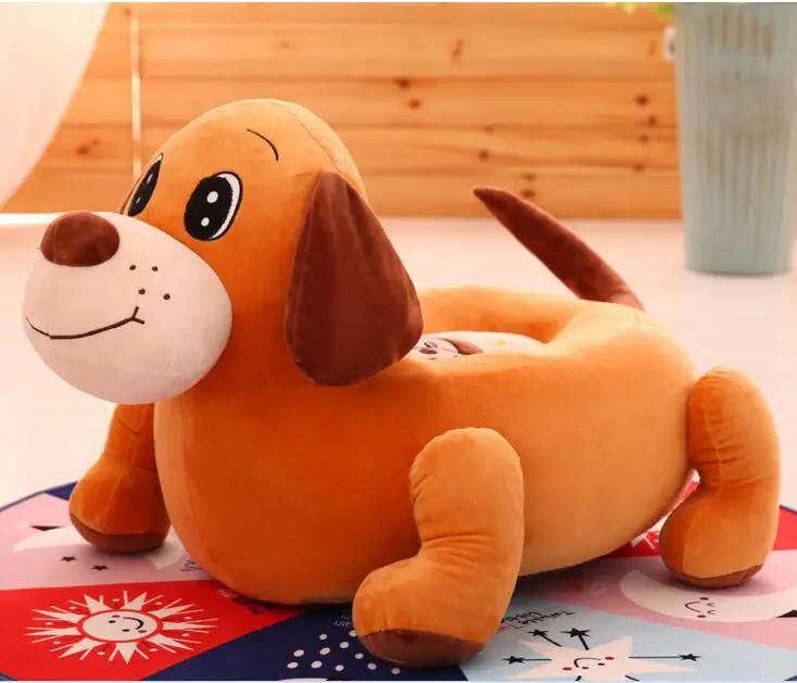 

big plush dog sofa toy cartoon dog design floor seat tatami doll about 50x45cm s1971