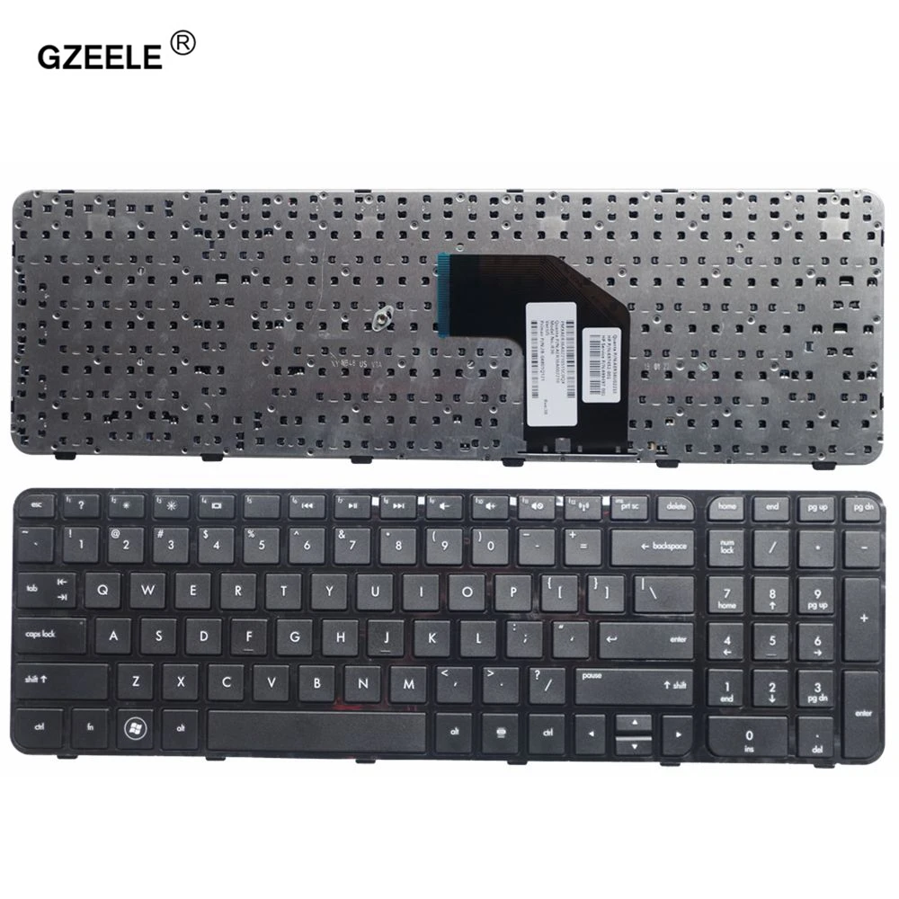 GZEELE English keyboard For HP for Pavilion g6-2100 G6-2163sr AER36701010 R36 US laptop keyboard black with frame