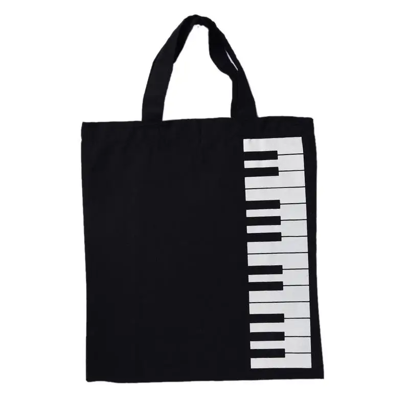 Portable Cotton and Linen Music Score Bag Keyboard Pattern Musical Bags Musical Instruments Appliance Bag Musical Bags Drop Ship