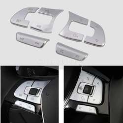 Car steering wheel buttons Trim Cover sticker for VW Volkswagen GOLF 7 MK7 Passat B8 Tiguan L ( 3 kinds of options)