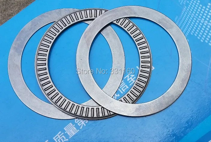 

Axial bearing Thrust needle roller bearing with two washers NTA4052+2TRA4052 Size is 63.5*82.55* ( 1.984+2*0.8 ) mm