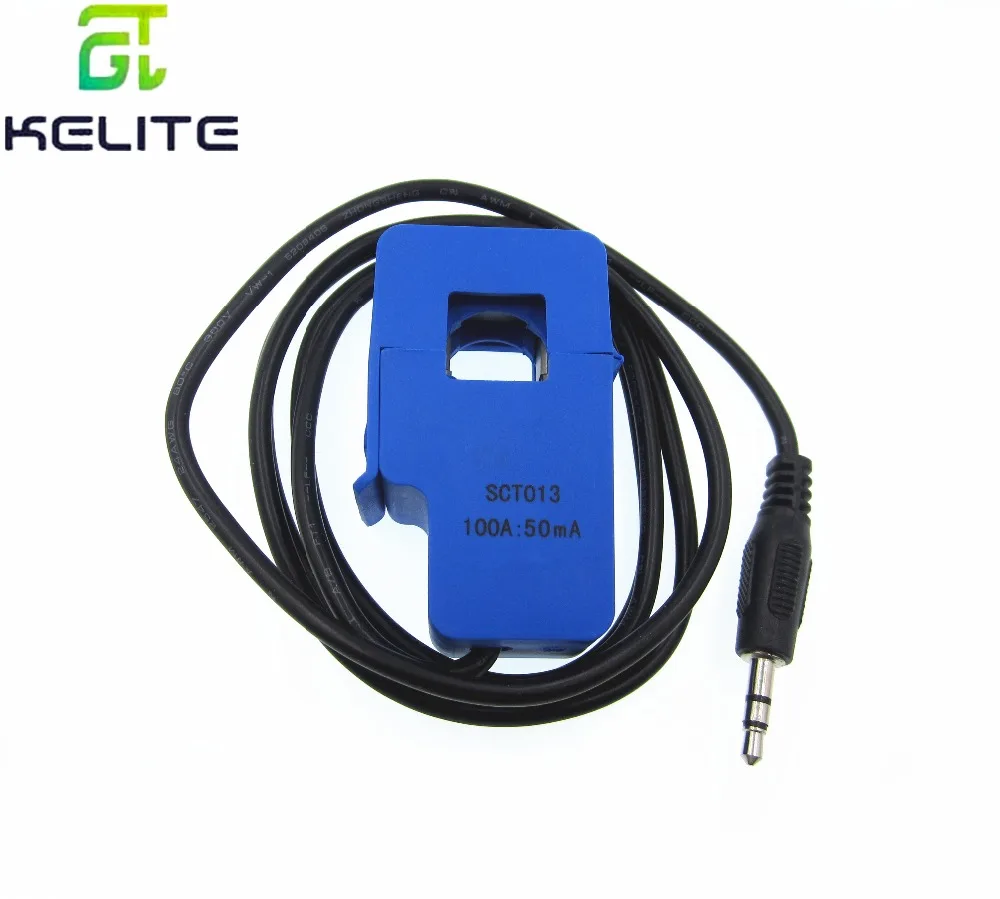 1pcs SCT013 SCT-013-000 100A/50mA 50A/1V Non-invasive AC current sensor Split Core Current Transformer