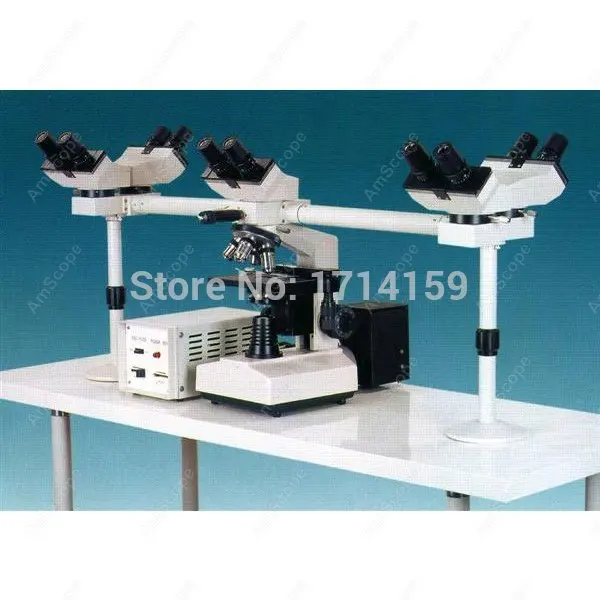 

Teaching Training Microscope-AmScope Supplies Five-Observing Compound Microscope 40x-1600x