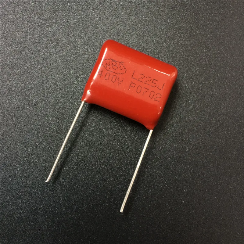 

50pcs CBB capacitor 225 400V 225J 2.2uF 2200nF P20 CBB21 Metallized Polypropylene Film Capacitor