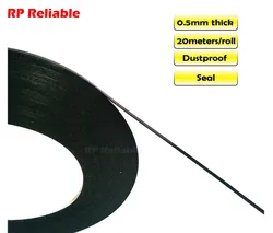 (0,5mm Dick), 20M/Roll, 3mm ~ 10mm Breite Wählen Doppelseitigem Klebeband Schwarz Schaum Band für Telefon Samsung HTC Bildschirm Staub Proof dichtung