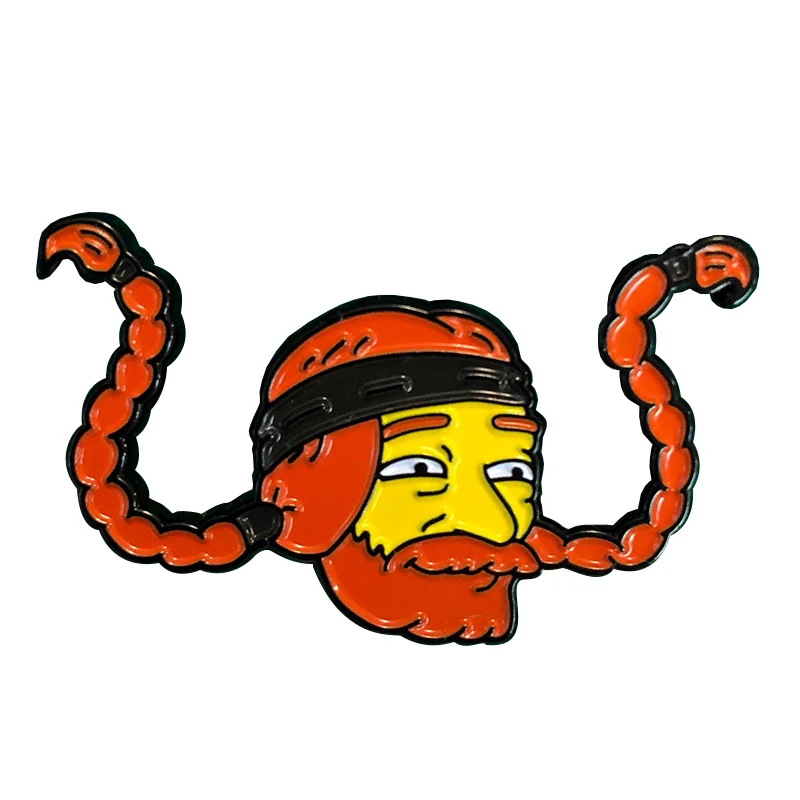 

Willie Nelson the enamel pin