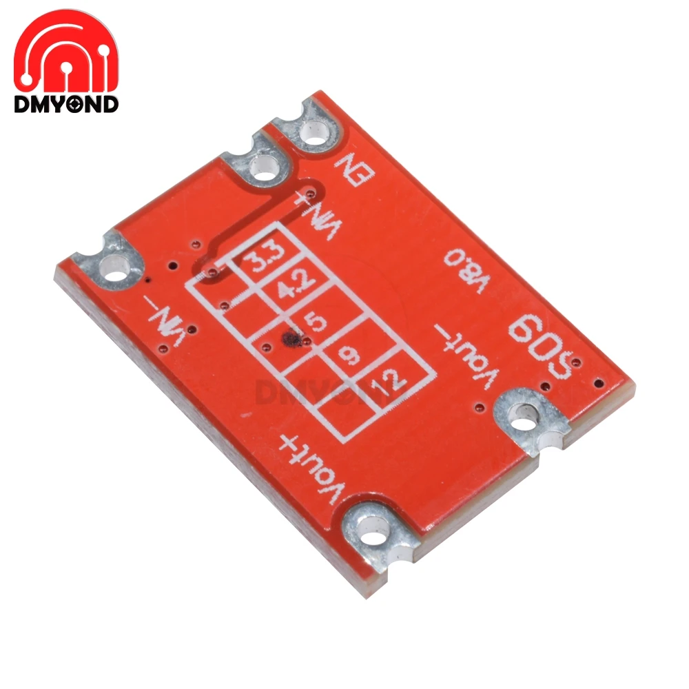 3.3V/5V/4.2V/9V/12V DC-DC Automatic Buck Boost Power Module S09 Step Up and Down Board Input 3V-15V Output Electronic DIY PCB