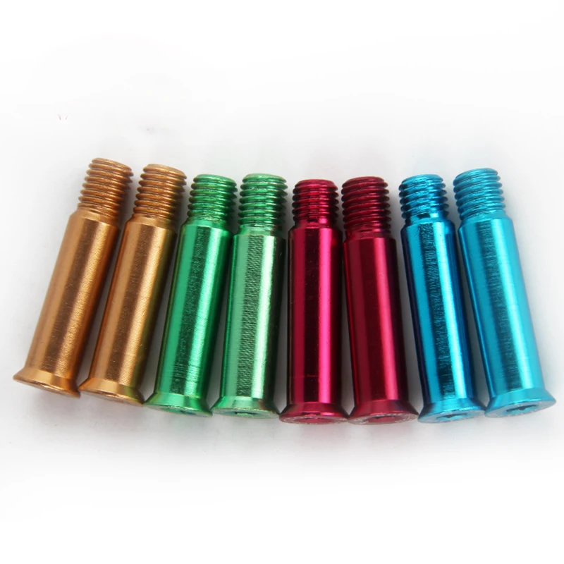 free shipping roller skates accessories colorful axles screws AL axle 8 pcs / lot