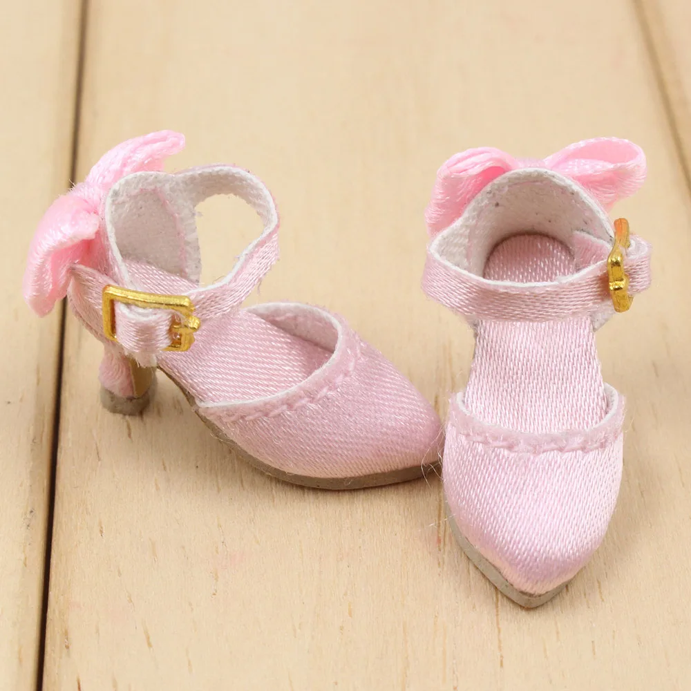 DBS Blyth doll Silk high hill shoes 2.5cm five different colors can be choosing Cute Neo 1/6 BJD girl gift