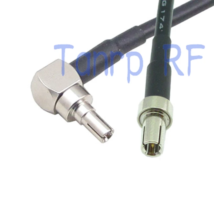 

10pcs 6in TS9 male plug to CRC9 male plug right angle RF adapter 15CM Pigtail coaxial jumper cable RG174 extension cord