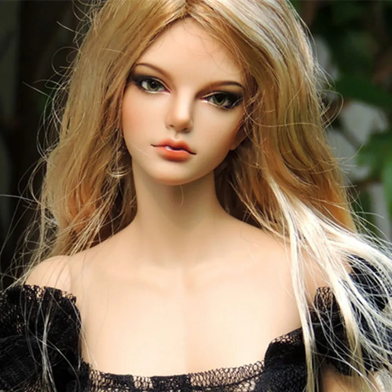 New HuaBJD 63cm eid 1/3 Cherie beautiful girl free eyes resin model high quality toys spot makeup