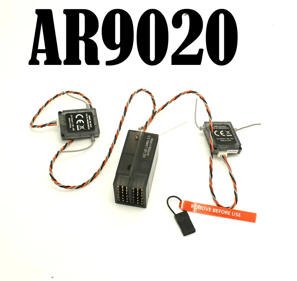 AR9020 Digital Spread Modulation 2  AND X  9-Channel  9CH Receiver WITH satellite  BETTER THAN AR8000 toy sports