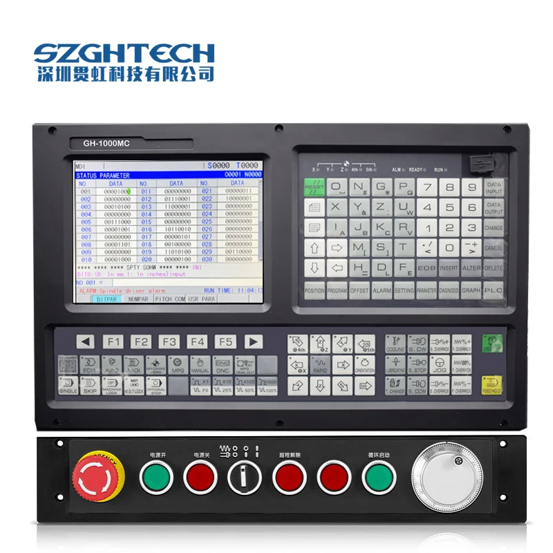 New panel 5 Axis CNC Controller for milling&router machine with G code servo stepper with USB motion CNC control panel