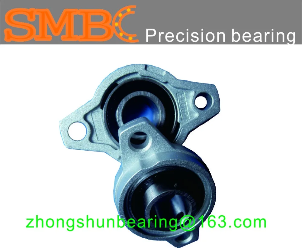 12mm diameter zinc alloy bearing housing KFL001 FL001 K001 flange bearing with pillow block bearing