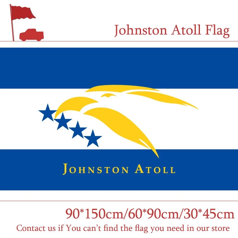 

3x5ft U.S. Johnston Atoll Flag The United States America 90*150cm 60*90cm 30*45cm Car Flag For Decoration