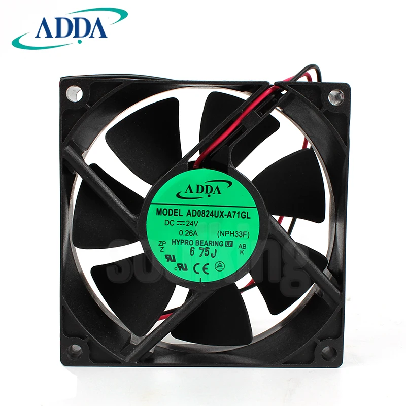 

NEW ADDA AD0824UX-A71GL 8025 24V 0.26A high air volume cooling fan