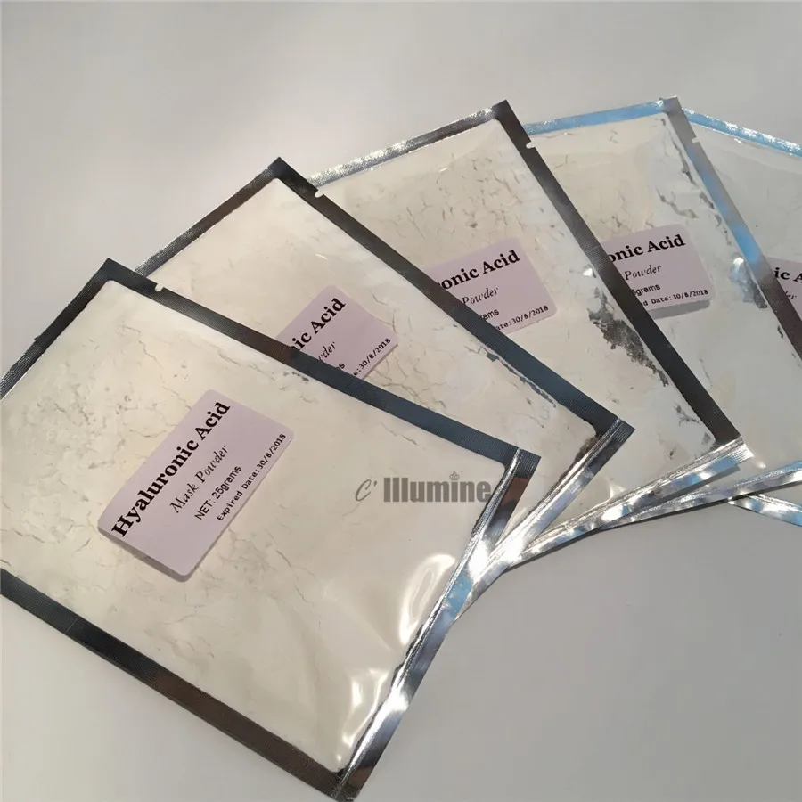 

Гиалуроновая кислота, 5x25 г, для спа, мягкая, порошковая маска для лица, Нестареющая, отшелушивающая, для ухода за лицом, оборудование для салона красоты