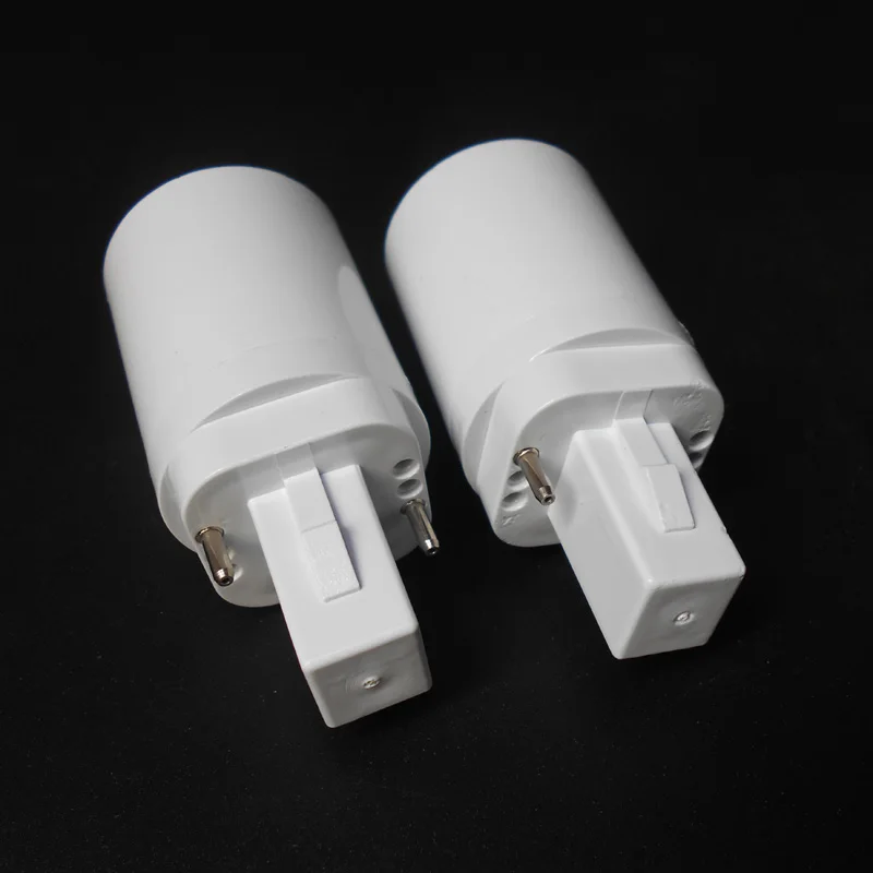 ABS LED G24 to E27 Adapter Socket Halogen CFL Light Lamp base converter e27 to g24 bulb holder adapter 2pin 85-265V