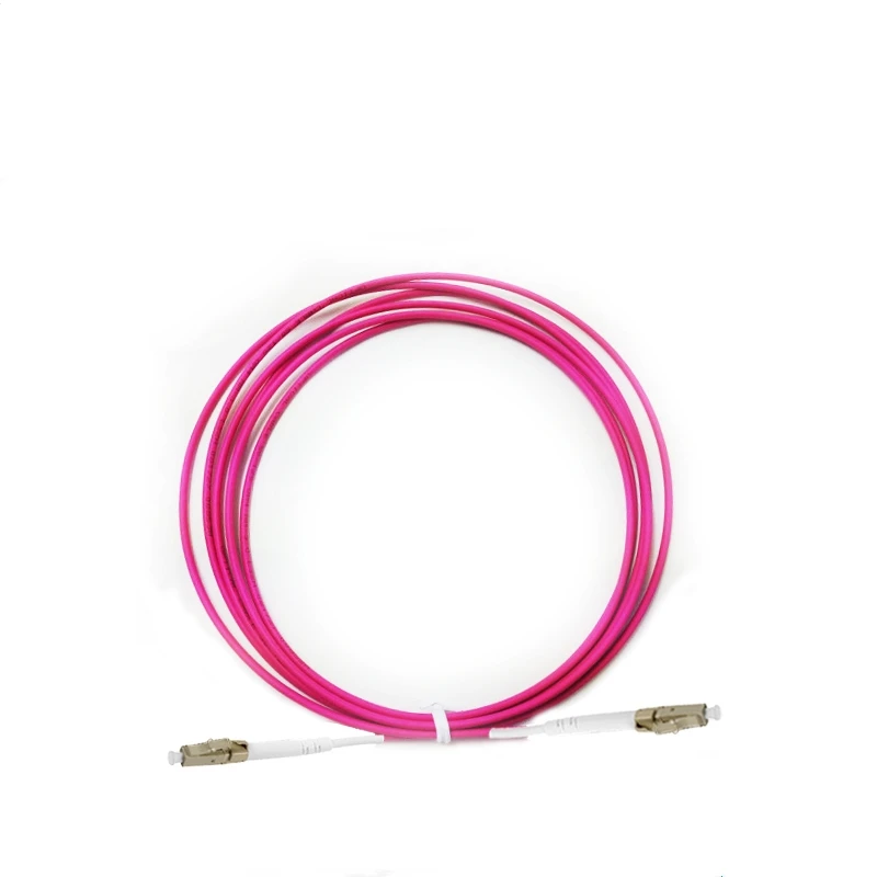 10pcs Fiber jumper OM4 3mtr  Simplex SC-ST SC-FC LC-FC LC-ST ST-FC LC-SC connector Voilet optical fibre patch cable ftth ELINK