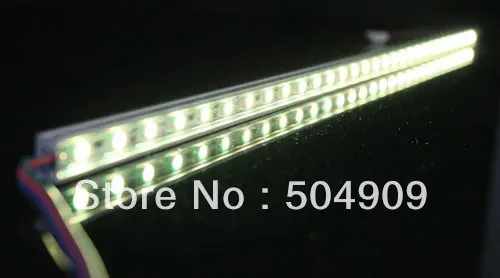 

Lot=5x 50cm 30-LED SMD 5050 Strip Grill Lights Bar Groove Hard Rigid Waterproof IP65 DC 12V Warm White