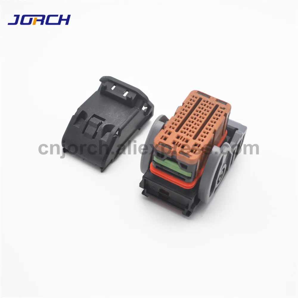 1 set 48pin way ecu automotive connector plug female molex wire brown connectors
