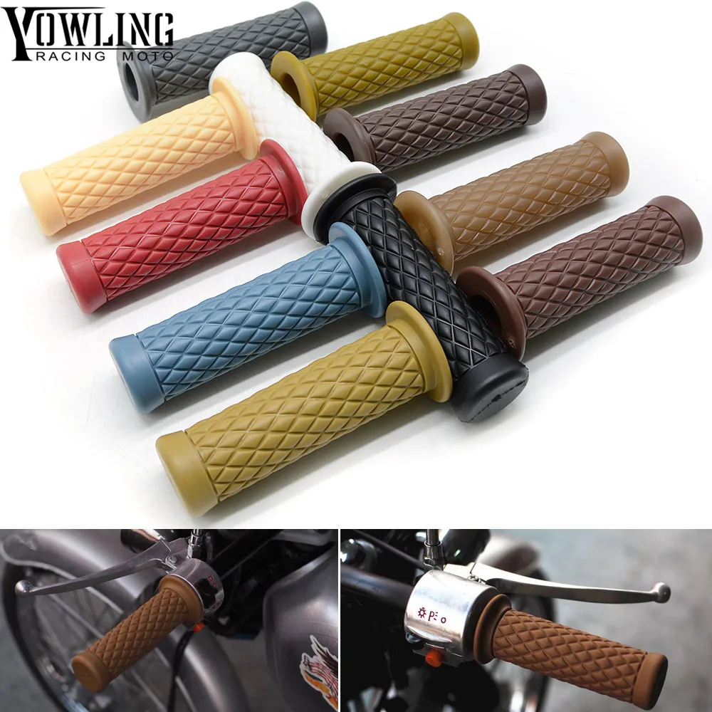 

Universal 7/8'' 22MM CNC Motorcycle handle grips racing handlebar grip for Honda kawasaki Yamaha Suzuki Ducati Hyosung BMW