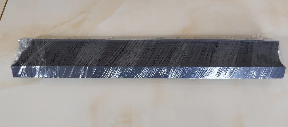 Straightprotection bellow, accordion bellow, width 200 mm x height 15 mm x Lmax 1500 mm