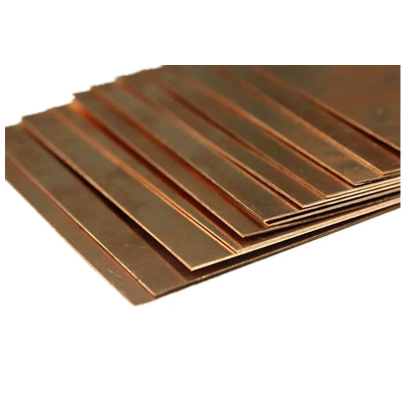 1PCS 100x100 thick 0.3-8mm 99.9% purity copper metal sheet plate Nice Mechanical Behavior and Thermal Stability