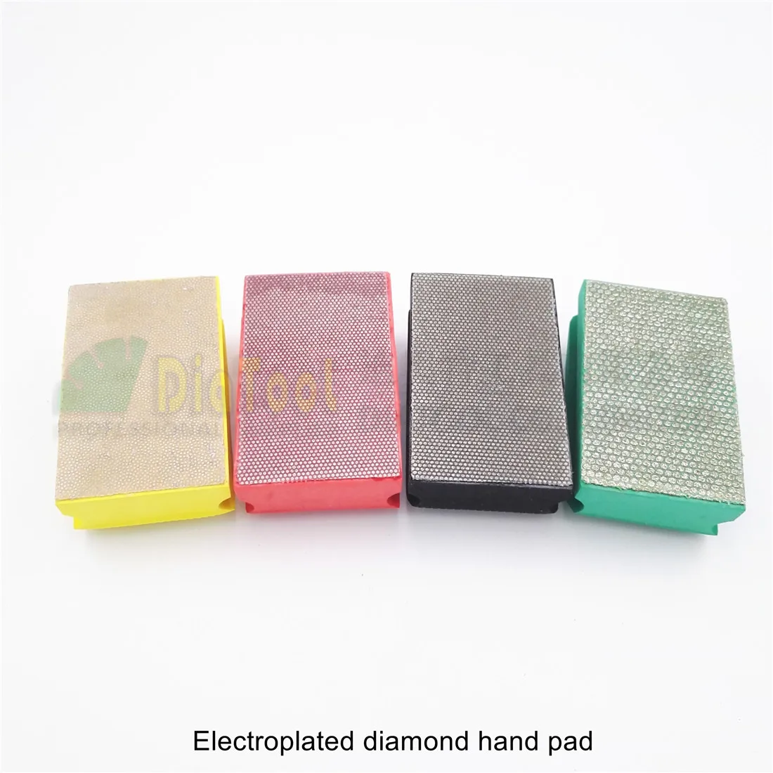 

Diatool 4 шт. пунктирной гальванические Бриллиантовая рука Полировальная подложка 90 х 55 мм #50 + #100 + #200 + #400 жесткий пены поддерживаемых рука Pad