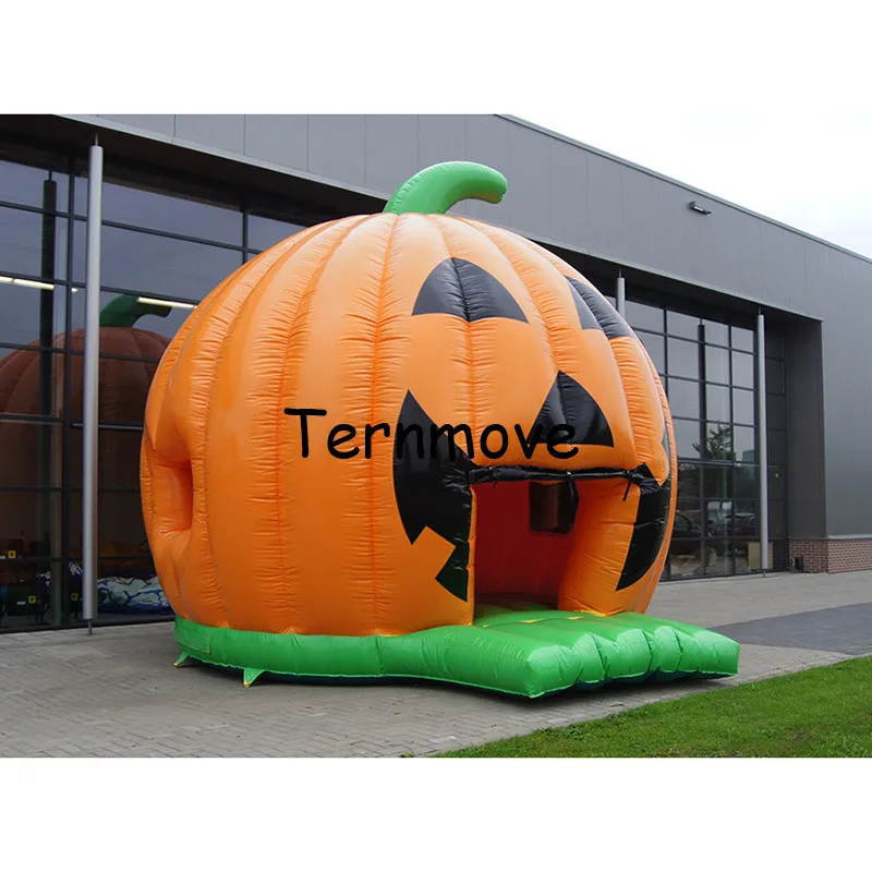 inflatable halloween pumkin bouncer For Kid and adult,Inflatable Moonwalk Jumper ,inflatable air castle with free air blower