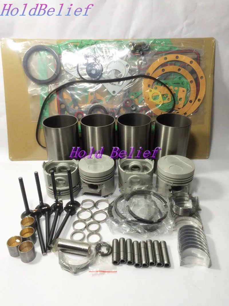 

Overhaul Rebuild Kit For ISUZU 4LC1 Engine Parts Repair For SUMITOMO SH40JX IHI 40JX Free Shipping