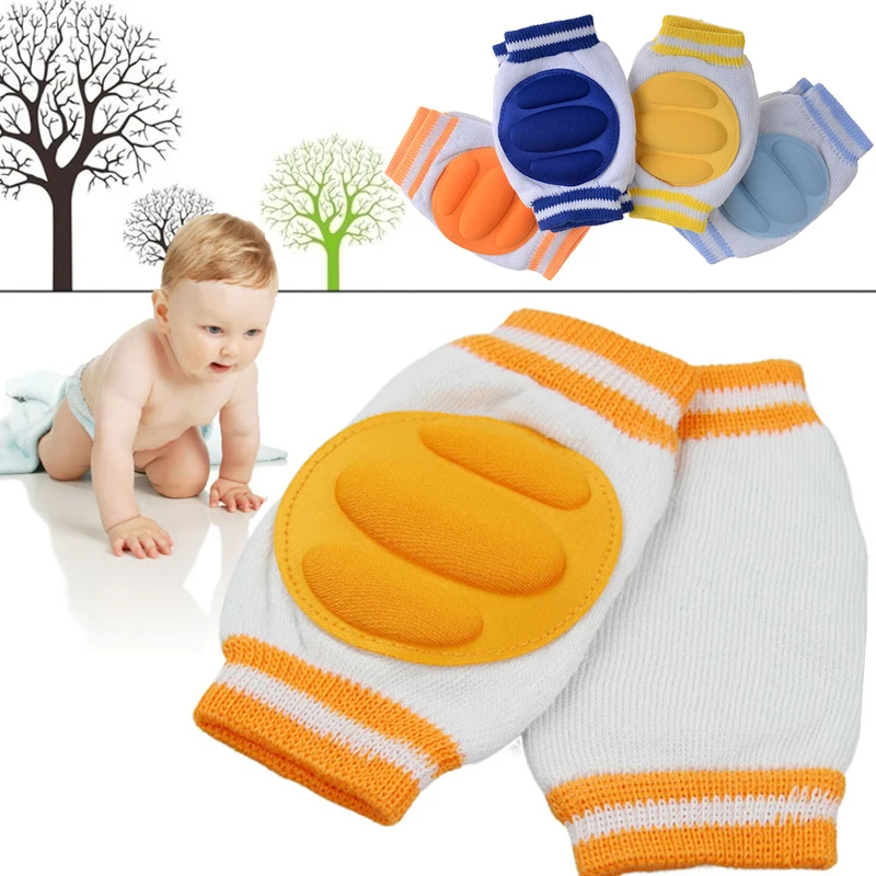 UNIKIDS 1 Pair Comfortable Baby Kids Toddler Crawling Safety Protector Knee Caps Pads#YE1014