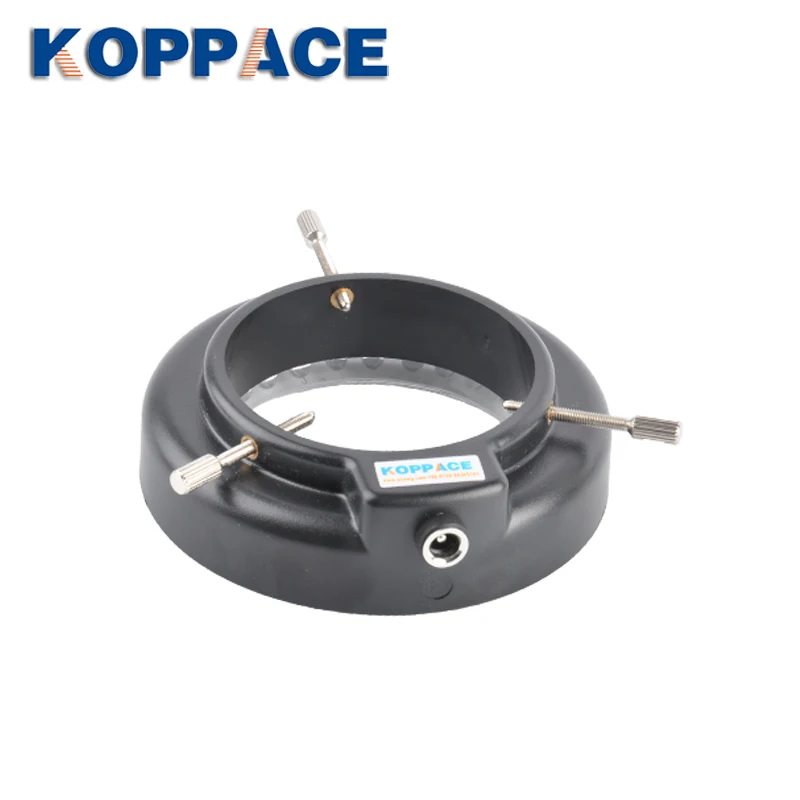 KOPPACE المجهر قابل للتعديل حلقة مصباح 56 مصباح ليد مصدر مجهر ستيريو مصدر الإضاءة قابل للتعديل LED مصباح مصمم على شكل حلقة