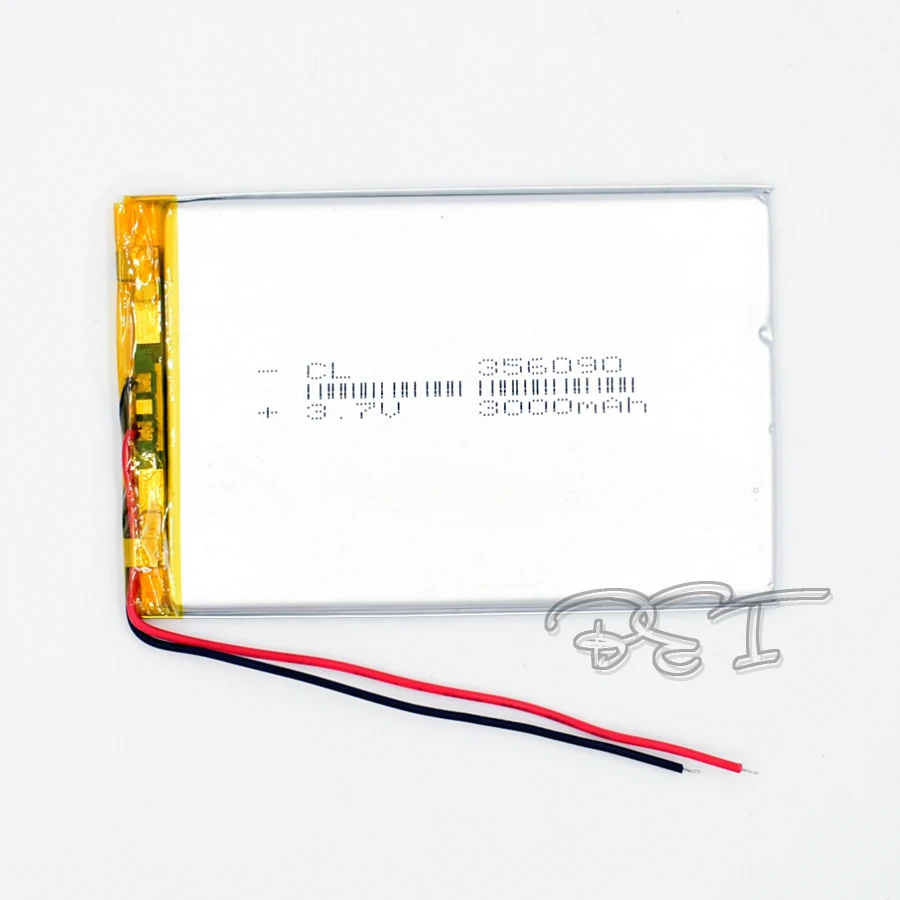 1pcs 3.7v 3000 mah li-polímero bateria recarregável li po ion 356090 para gps bluetooth led brinquedo mp3 mp4 mp5 tablet pc