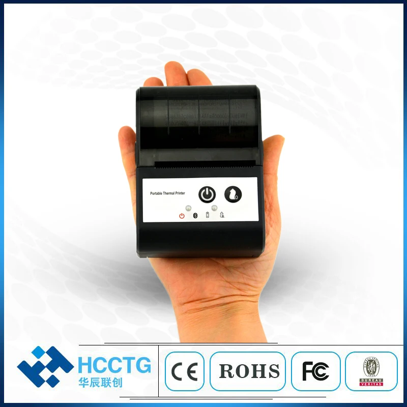 Ticket Printing Machine 58MM Mini Bluetooth Thermal Printer HCC-T2P