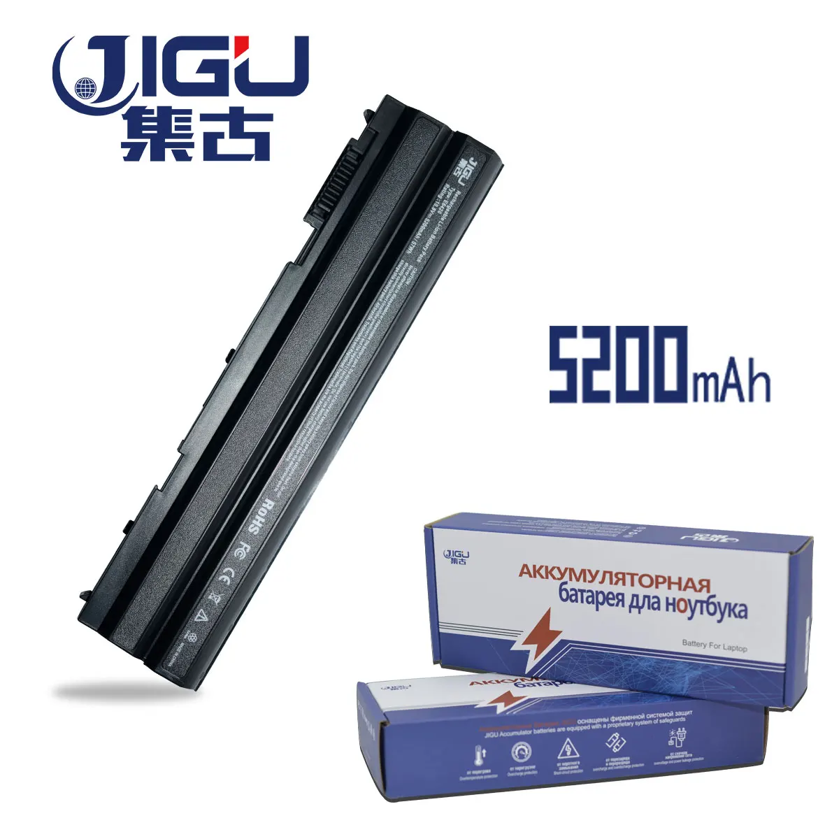 JIGU Battery For Dell Latitude E5420 E5420m E5430 E5520 E5530 E6120 E6420 E6430 E6520 E6530 04NW9 05G67C N4520 N4720 6CELLS