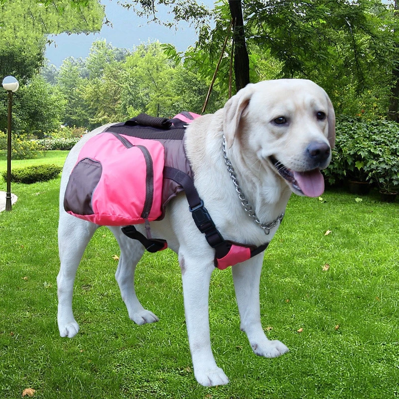 High Quality Solid Color Large Pet Dog Travel Carry Bag Backpack Bag Carrier For Dog Waterproof Shoulder Storage Bags S-xl