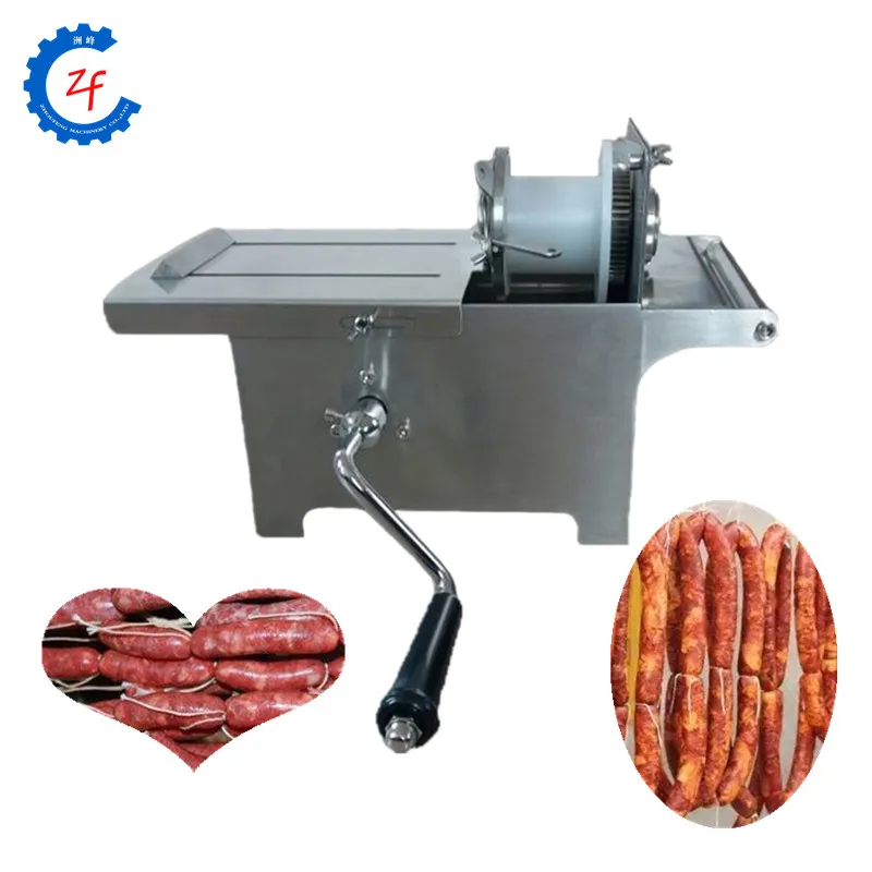 Mini manual sausage linker linking making processing machine