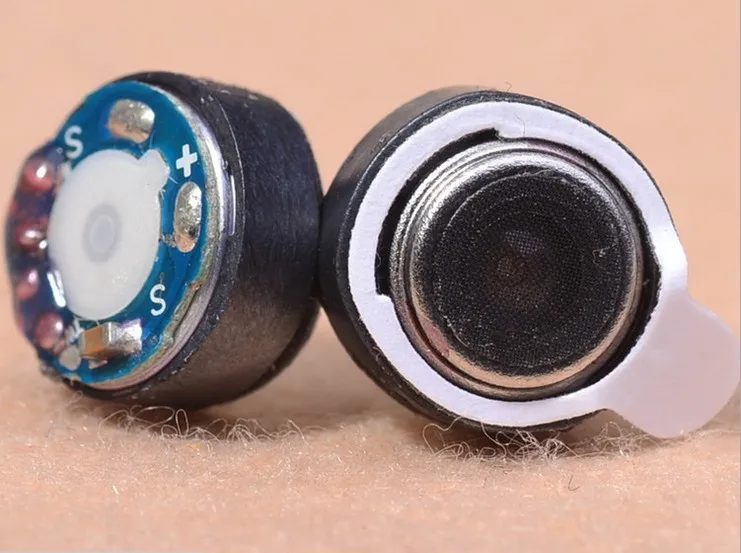 ダブルムービングコイルスピーカーユニット,11mm, 10個