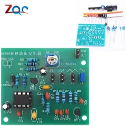 DIY Kits NE555 Multi-channel Waveform Generator Suite Sine Triangle Square Wave Electronic Training Kit