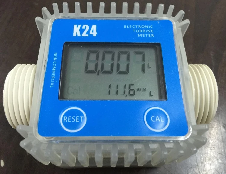 K24 10-120L / MIN turbo Electronic Flowmeter Diesel Fuel Methanol Urea Precision