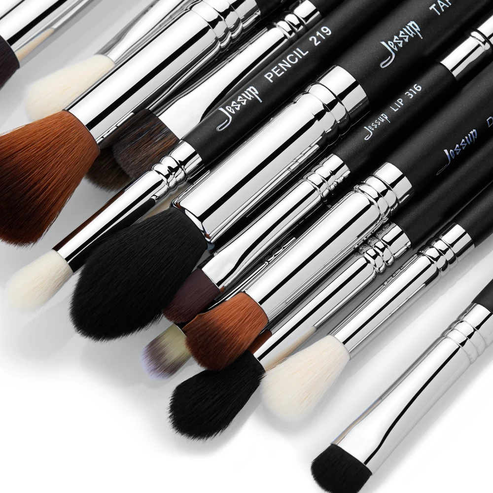 Jessup Brushes Synthetic Hair Professional Makeup-Brush-Set pinceaux maquillage Eyeliner Concealer Eyeshader Blending 14-19pcs