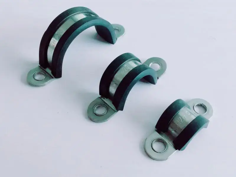 5pcs 22/24/25/26/28/30/32/35/38/40/42/45/48mm 304 stainless steel Saddle clamp PVC pipe clamp fixed hose clamp U-shaped clamp