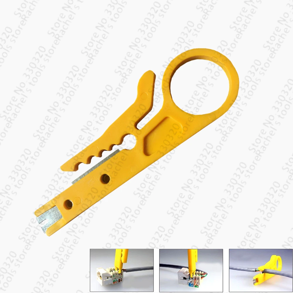 Mini Portable Wire Stripper Knife Crimper Pliers Crimping Tool Cable Stripping Wire Cutter Multi Tools Cut Line Pocket Multitool