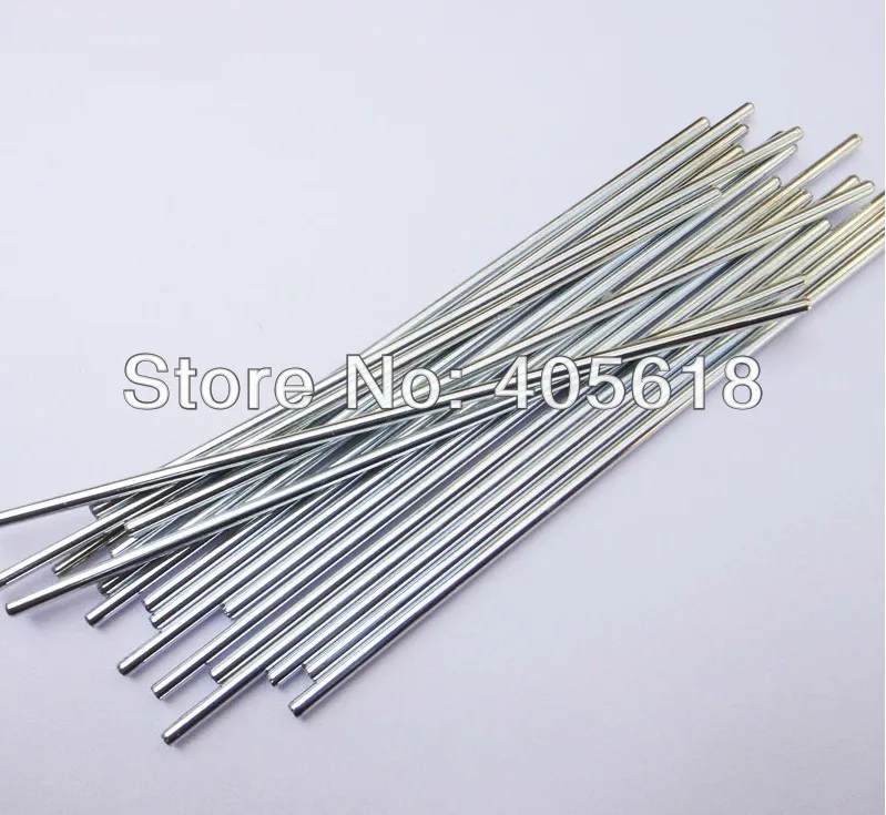 

10pcs stainless steel rod bars 4MM DIA length 200mm DIY Toys car axle stick drive rod shaft coupling connecting shaft