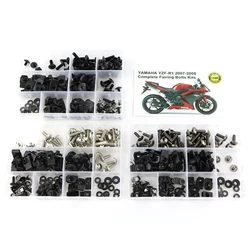 Motorcycle Full Fairing Bolts Kits With  Washer Fastener Clips Screws For Yamaha YZF-R1 YZF R1 2007 2008 2009-2014