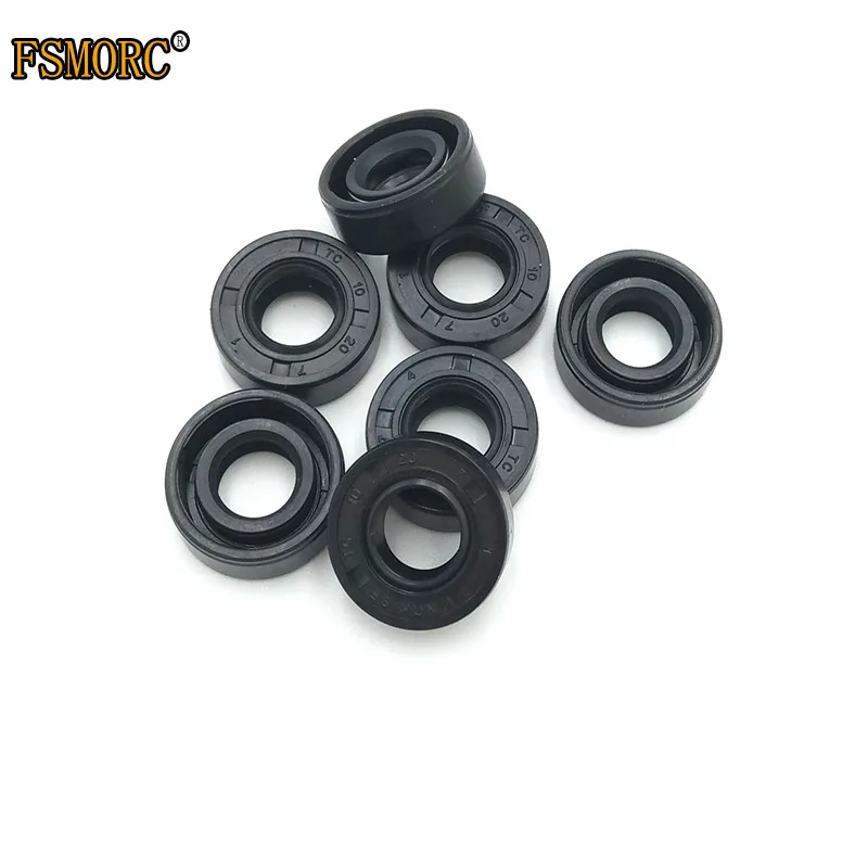 NBR Shaft Oil Seal TC-5*10*4 5*12*8 5*15*5/6 5*16*7/8 5*17*6/7 5*18*6/7 VC-5*14*5Rubber Covered Double Lip With Garter Spring
