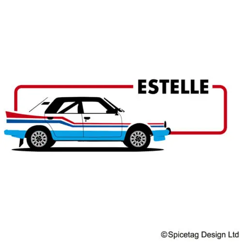 Estelle 80S Rally Car T-Shirt Retro Czech Racing Tshirt Rapid Sports 130 New 2019 Fashion Hot Fashion T Shirt Brand T Shirts