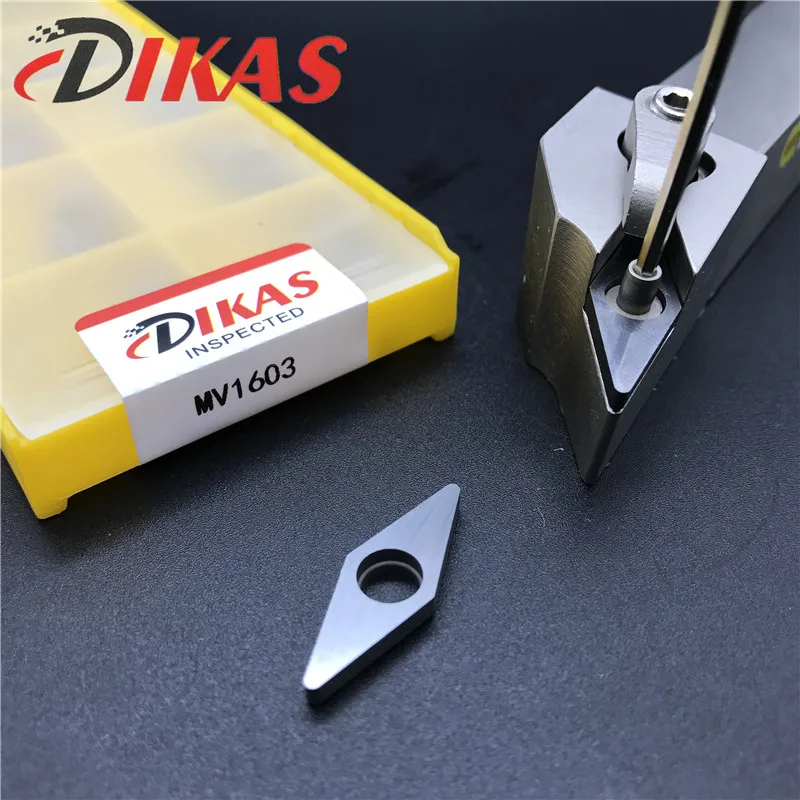 Dikas 10ピースMV1603ツールホルダーアクセサリータングステンカーバイドアクセサリーハード合金アクセサリー
