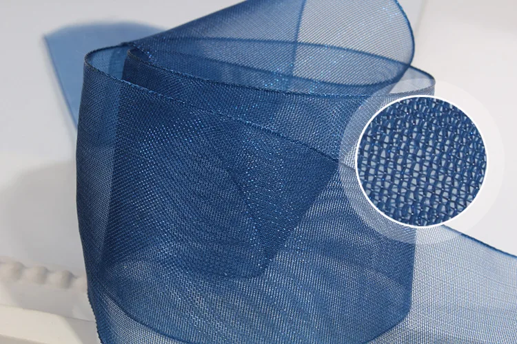 10 Yards/Lot schiere Chiffonband Organza Satinbänder für Geschenkverpackung Dekoration Hochzeitssträuße Party Kranz Spitzenstoff – Detail 16